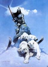 The Silver Warrior by Frank Frazetta