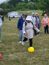 The goal kick competition. (Photos provided)