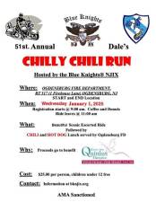 Dale’s Chilly Chili Run is Wednesday