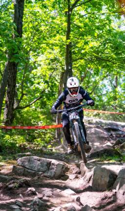 Ethan Finn is a freeride and enduro racer. (Photo by Mike Finochiaro)