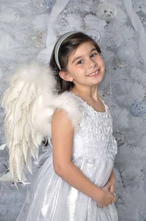 Photo submitted by: Peg Schumann of Stockholm, N.J. &quot;Every year my daughter takes my granddaughter for her Christmas photo session. She's an angel!&quot;