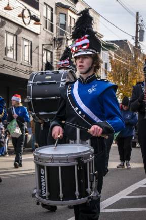 A member of the Kittatinny Regional High School Marching Band.