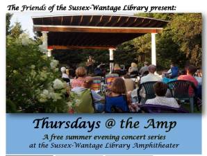 Outdoor concert today at library