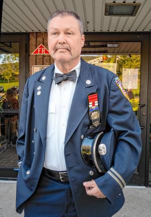 <b>VC6 James McCarthy, a retired Bloomfield firefighter, was part of the Essex County Task Force and one of the first-responders on Sept. 11, 2001.</b>