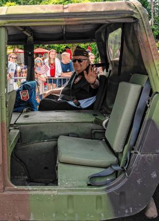 George Poosikian is grand marshal of the Memorial Day Parade on Monday, May 27 in Sparta. (Photo by Nancy Madacsi)