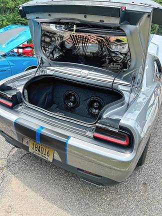 2016 Dodge Challenger R/T owned by Chris and Kerry Garvey of Newton.