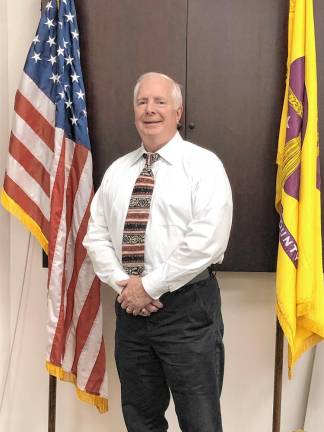 <b>Sussex County Clerk Jeffrey Parrott certifies the county’s election results. (Photo by Kathy Shwiff)</b>