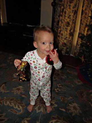 Submitted by: Heather LaBruna of Goshen, N.Y. &quot;Our 4-year-old daughter, Nora, loves to un-decorate the Christmas tree.&quot;