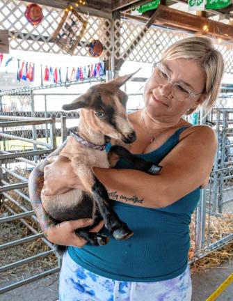 <b>Dawn Dembowky with Butter. (Photo by Nancy Madacsi)</b>