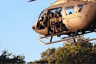 <b>The West Point Military Academy Black Knights Parachute Team is scheduled to jump Friday, Sept. 13 at the West Milford High School football game. (Photo provided)</b>