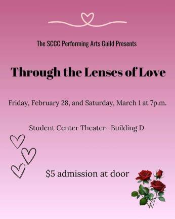 Cabaret of love songs at SCCC tonight