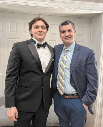 <b>Senior lineman Duke Staley was Vernon’s recipient of the Morris/Sussex County Football Association Scholar-Athlete Award. (Photo provided)</b>