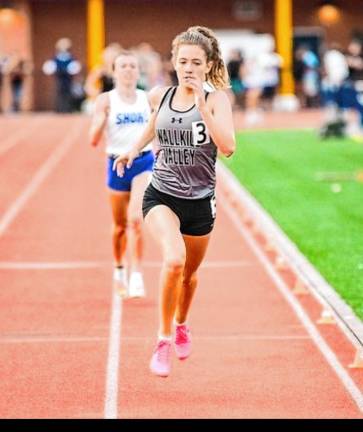 Wallkill Valley Regional High School senior Delana Einreinhofer has committed to run track at the University of Delaware. (Photos provided)