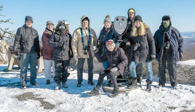 The Vernon Camera Club members meet at High Point State Park. (Photo by Lisa Burghart)