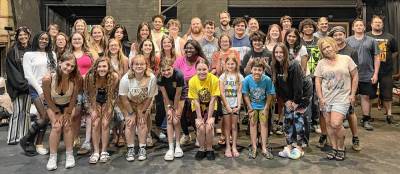 <b>The cast of ‘Hairspray,’ which will be presented July 19-12 and 26-28 at the historic Crescent Theater in Sussex. (Photo provided)</b>