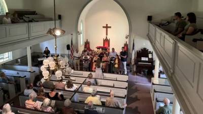 Christmas in July Sing-along today at Old Clove Church