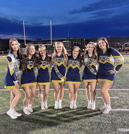 <b>Senior Night for the Vikings cheerleaders. (Photo provided)</b>