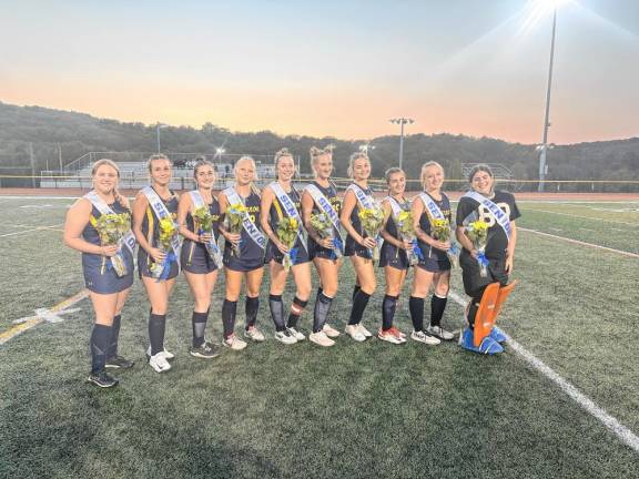 <b>The field hockey team’s Senior Night. (Photo provided)</b>