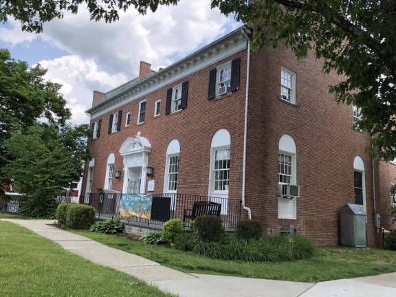 The Newton Library Association has offered the historic Dennis Library in Newton to the Sussex County for free because it no longer is able to maintain it. (Photo by Kathy Shwiff)