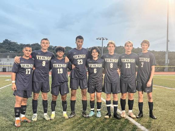 <b>The boys scocer team’s Senior Night. (Photo provided)</b>