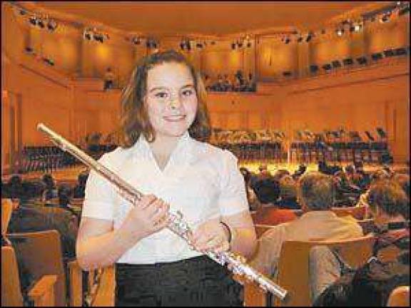 Local student plays in flute choir