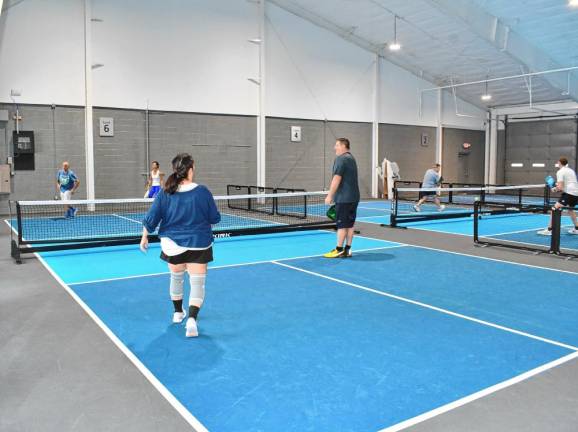 PK4 The new YMCA Pickleball Center, 11 Millpond Road, Lafayette, has six indoor courts.