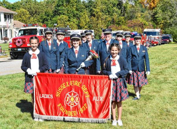 Members of the Sussex Fire Department Ladies Auxiliary.