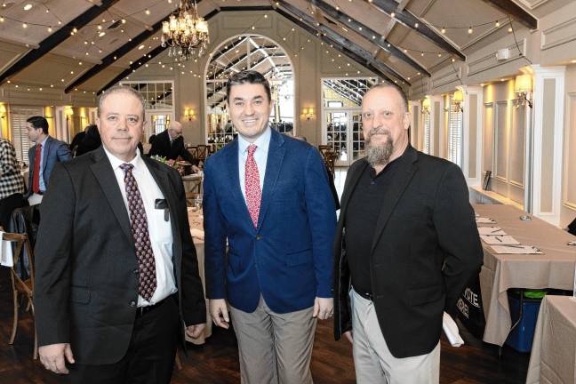 From left, state Sen. Parker Space, Assemblyman Michael Inganamort and Frankford Township Mayor Dave Silverthorne, who is a candidate for the Sussex County Board of County Commissioners.