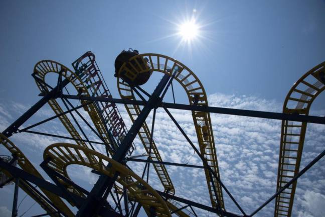 A carnival ride at the fair. (Photo by John Hester)