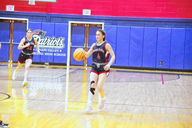 Lenape Valley's Lexie Esposito grabbed two rebounds and made two assists.