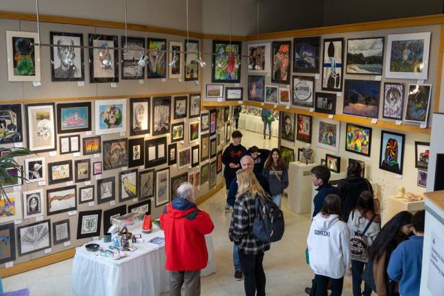 More than 600 pieces of student artwork were on display for the 2023 festival. (Photos by Hannah Squires)