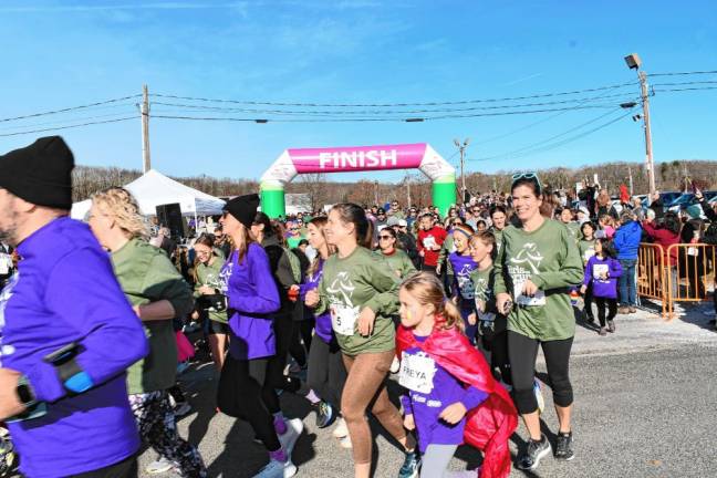 <b>Girls on the Run participants are encouraged to complete the 5K, which they prepare for all season.</b>