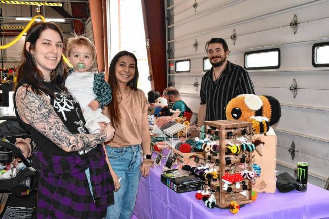 MM1 Kasey Dellatorre, Brysol Sabol, Stephanie Sabol and Jarrett Lopez at the Mother’s Market Craft and Vendor Fair on Saturday, May 4. (Photos by Maria Kovic)