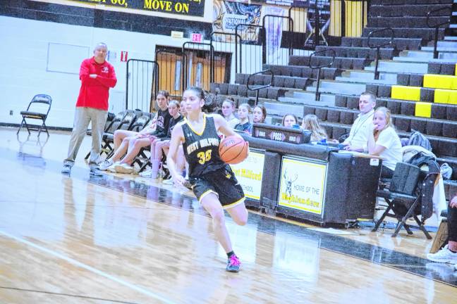 <b>West Milford's Adison Arciniega scored two points, grabbed one rebound, and was credited with one block and one steal.</b>