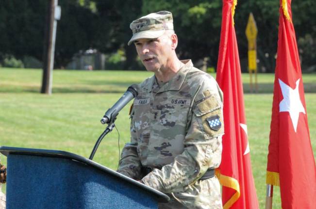 Maj. Gen. Rodney Faulk, who previously held the command, is retiring from the Army after a 40-year career. (U.S. Army photo by Shawn Morris, 99th RD Public Affairs)