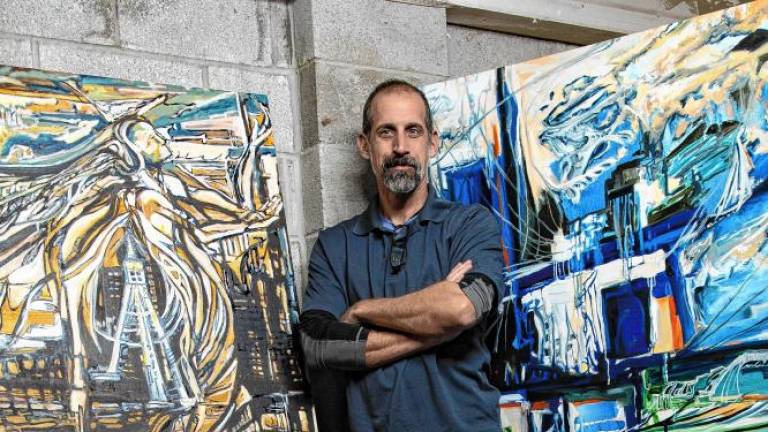 Dennis Dalelio is a visual artist and art educator known for large-scale oil and acrylic works. (Photo provided)