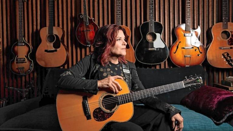 <b>Rosanne Cash will be joined by her husband and collaborator, John Leventhal, on Sunday night at the Newton Theater. (Photo courtesy of Rosanne Cash)</b>