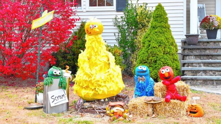 <b>Winners of the 2024 Branchville Scarecrows contest will be announced at the Halloween parade Thursday, Oct. 31 at the Branchville Fire Department. (Photo by Maria Kovic)</b>