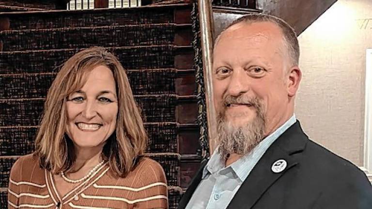 <b>Sussex County Commissioner Jill Space and Frankford Township Mayor Dave Silverthorne are running as a team for the Board of County Commissioners. (Photo provided)</b>